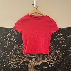 Red Crop Top